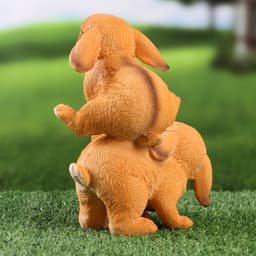 Фигурка полистоун «Зайки прыгуны», 9×13×19 см