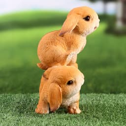 Фигурка полистоун «Зайки прыгуны», 9×13×19 см