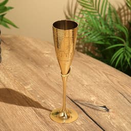 Фужер, 7×7×24 см, латунь