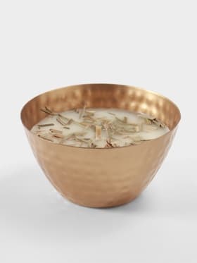 Ароматическая свеча в чаше, 200 г, парафин, lemongrass