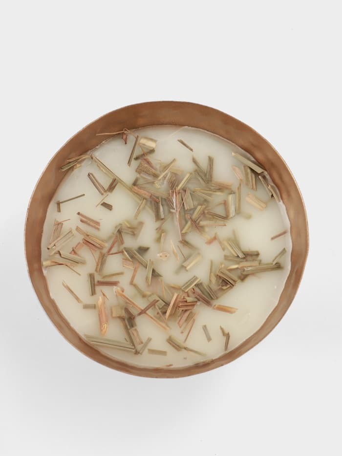 Ароматическая свеча в чаше, 200 г, парафин, lemongrass