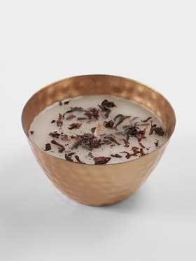 Ароматическая свеча в чаше, 200 г, парафин, hibiscus