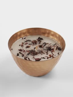 Ароматическая свеча в чаше, 200 г, парафин, hibiscus