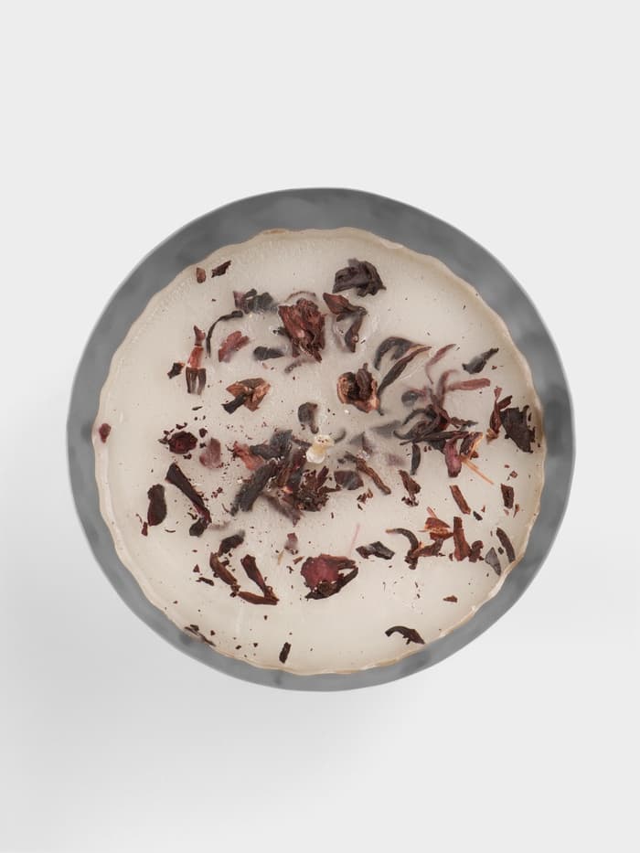 Ароматическая свеча в чаше, 200 г, парафин, hibiscus
