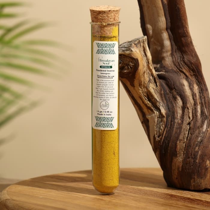 Благовония, травяной органический аромапорошок, 11 г, lemongrass