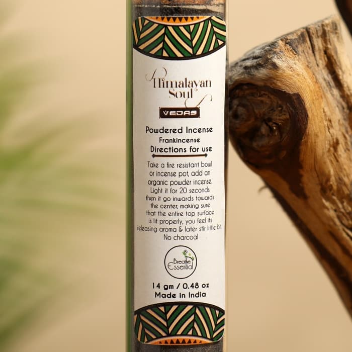 Благовония, травяной органический аромапорошок, 11 г, frankincense