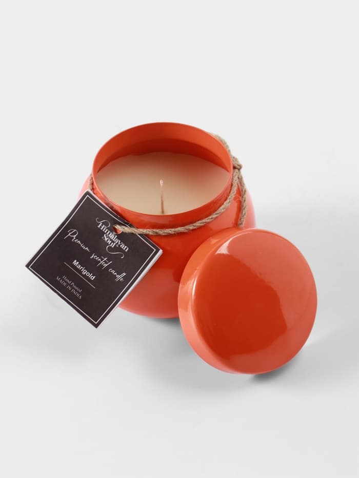 Свеча ароматическая в баночке, 150 г, парафин, marigold