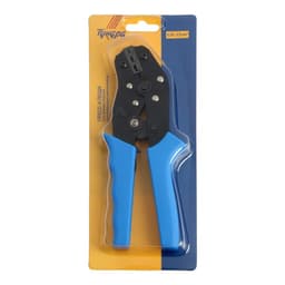 Пресс-клещи ТУНДРА, для обжима плоских изолированных наконечников, 0.25 - 2.5 мм2