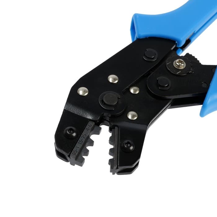 Пресс-клещи ТУНДРА, для обжима неизолированных медных наконечников и гильз, 0.5 - 6.0 мм2