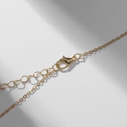 Кулон на цепочке «Прелесть», картошка, красно-жёлтый в золоте, 40 см