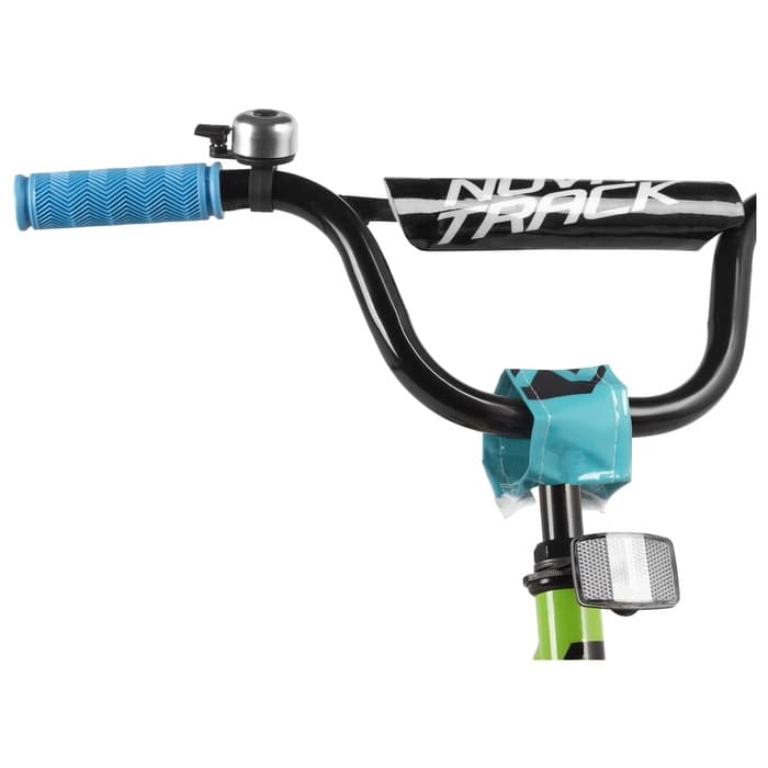 Велосипед детский Novatrack VECTOR, диаметр колёс 18", со съёмными колёсами, лаймовый