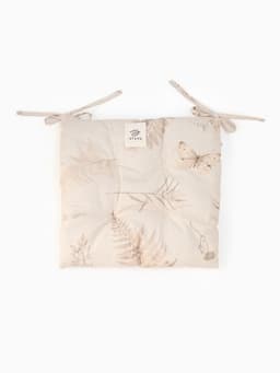 Подушка на стул «Этель» Flower herbarium, 42×42 см, 100% хлопок, репс 210 г/м²