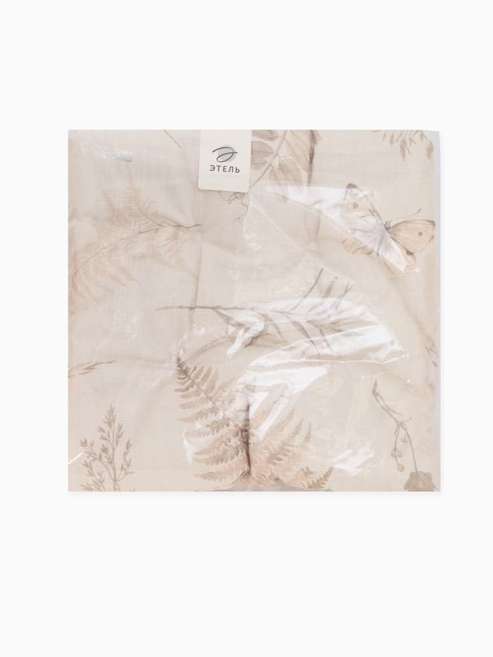 Подушка на стул «Этель» Flower herbarium, 42×42 см, 100% хлопок, репс 210 г/м²