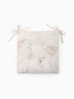 Подушка на стул «Этель» Flower herbarium, 42×42 см, 100% хлопок, репс 210 г/м²