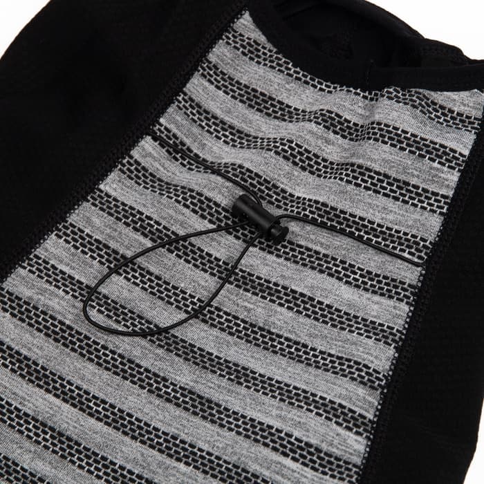 Бафф мужской спортивный с фильтром «Мастер К», для защиты от ветра и пыли, серо-чёрный