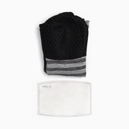 Бафф мужской спортивный с фильтром «Мастер К», для защиты от ветра и пыли, серо-чёрный