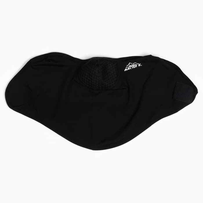 Бафф спортивный с фильтром «Мастер К», для защиты от ветра и пыли, чёрный