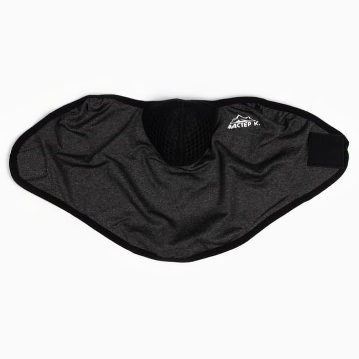 Бафф спортивный с фильтром «Мастер К», для защиты от ветра и пыли, серый