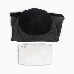 Бафф спортивный с фильтром «Мастер К», для защиты от ветра и пыли, серый