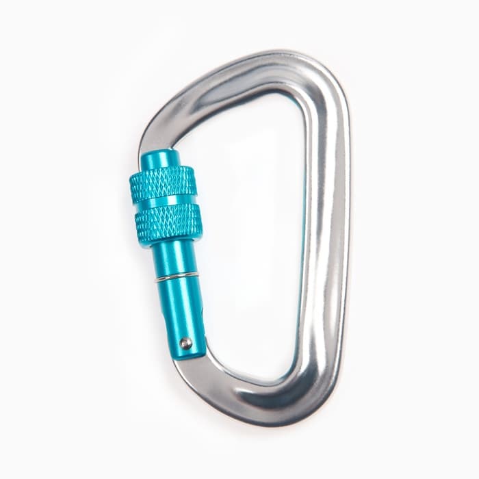 Карабин с муфтой «Мастер К», 8×4.5 см, 26 KN, серебристый