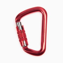 Карабин с байонетной муфтой «Мастер К», 11×7 см, 30 KN, красный