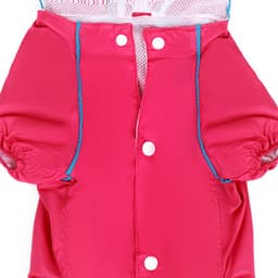 Комбинезон для собак, демисезонный, размер XL, ДС 37, Ог 49, ОШ 33 см, с сумкой, розовый