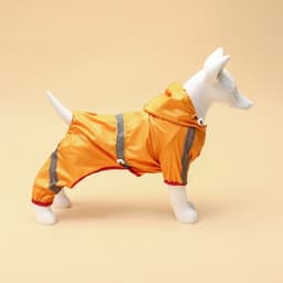 Комбинезон для собак, демисезонный, размер XS, ДС 17-19, Ог 27-29, ОШ 19-21 см, жёлтый