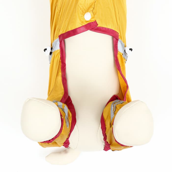 Комбинезон для собак, демисезонный, размер XS, ДС 17-19, Ог 27-29, ОШ 19-21 см, жёлтый