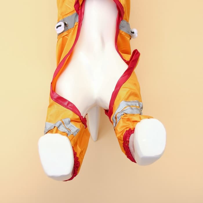 Комбинезон для собак, демисезонный, размер S, ДС 21-23, Ог 31-33, ОШ 23-25 см, жёлтый