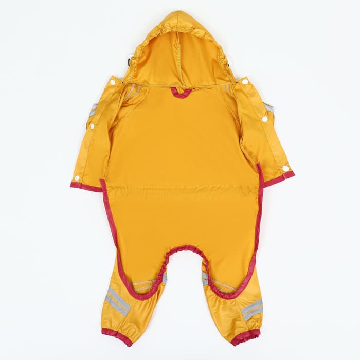 Комбинезон для собак, демисезонный, размер M, ДС 25-27, Ог 35-37, ОШ 27-29 см, жёлтый