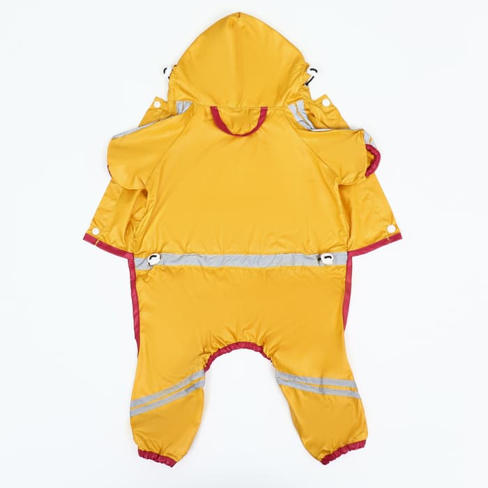 Комбинезон для собак, демисезонный, размер M, ДС 25-27, Ог 35-37, ОШ 27-29 см, жёлтый