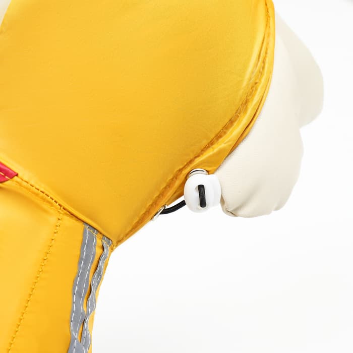 Комбинезон для собак, демисезонный, размер M, ДС 25-27, Ог 35-37, ОШ 27-29 см, жёлтый