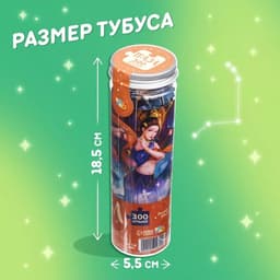 Пазл в тубусе «Прелестная дева», 300 деталей