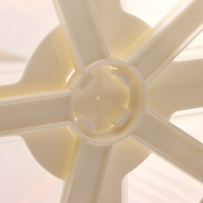 Диспенсер для напитков вращающийся Доляна «Графин», 4 отделения 1.6 л, 4 стакана 350 мл, белый