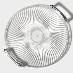 Диспенсер для напитков вращающийся Доляна «Графин», 4 отделения 1.6 л, 4 стакана 350 мл, белый