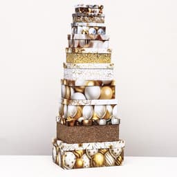 Набор подарочных коробок 10 в 1 «С днём рождения!», 32.5×20×12.5 - 12×7×4 (± 1) см