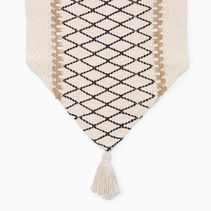 Дорожка на стол «Этель» сканди, 30×180 см, хлопок