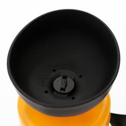 Поилка прогулочная, 520 мл, 15×7×7, см, с силиконовой чашей, пластик, жёлтая