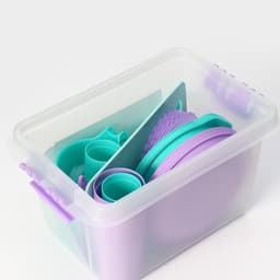 Набор посуды для пикника на 6 персон Альт-Пласт «Все за стол – 2», 52 предмета, пластик, МИКС