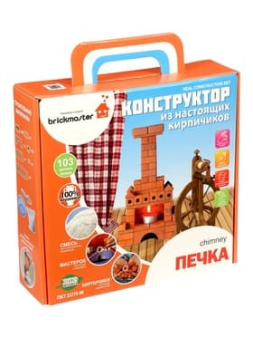 Конструктор керамический для детского творчества «Печка», 103 детали