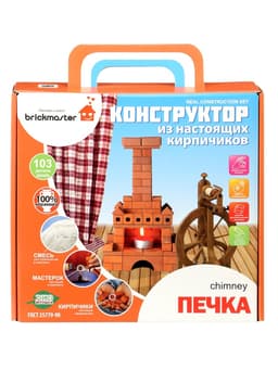 Конструктор керамический для детского творчества «Печка», 103 детали