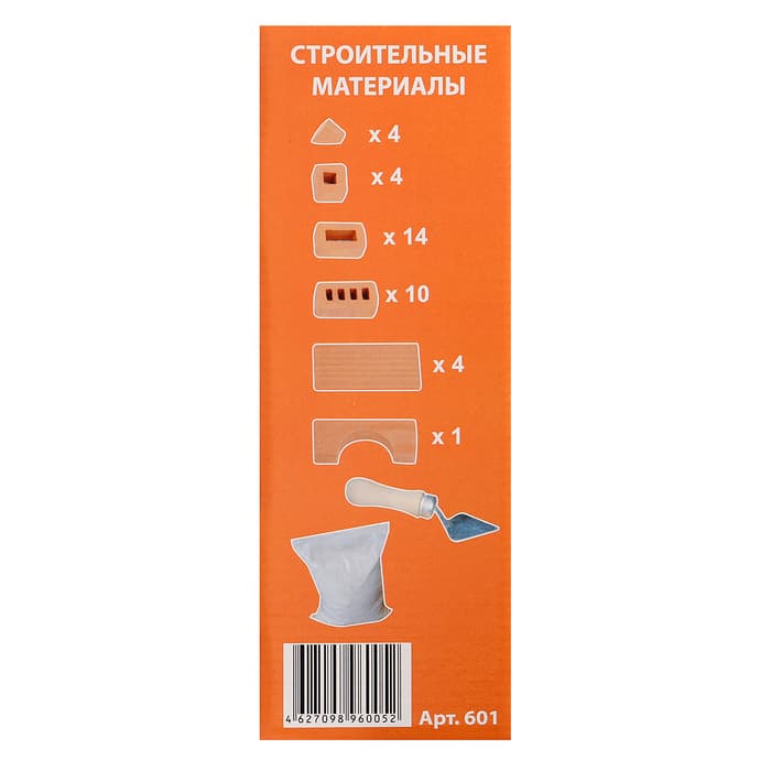 Конструктор керамический для детского творчества «Избушка» Brickmaster, 37 деталей