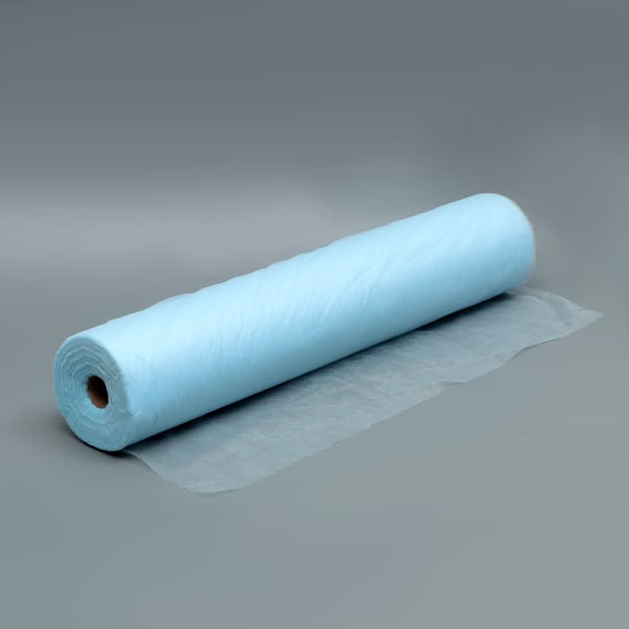 Простыни одноразовые в рулоне UNITE «Стандарт» голубой, с перфорацией 10 г/м², 70×200, 100 шт.