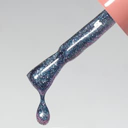 Гель лак для ногтей кошачий глаз, трехфазный, 10 мл, LED/UV, голубой (39)