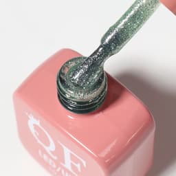 Гель лак для ногтей, жидкая фольга, трехфазный, 10 мл, LED/UV, зелёный (64)