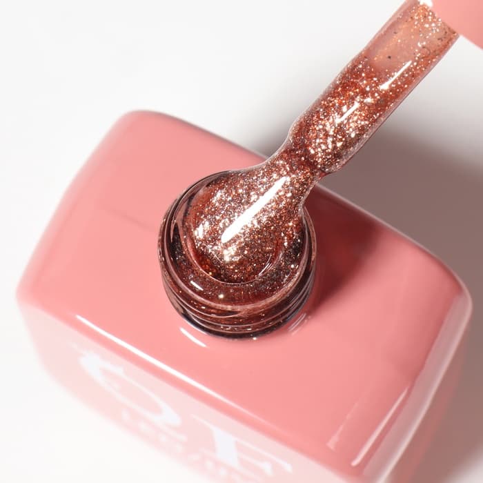 Гель лак для ногтей, жидкая фольга, трехфазный, 10 мл, LED/UV, красный (67)