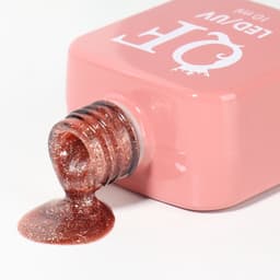 Гель лак для ногтей, жидкая фольга, трехфазный, 10 мл, LED/UV, красный (67)