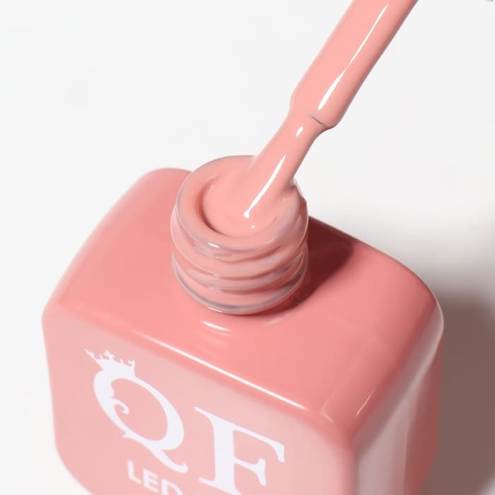 Гель лак для ногтей, однотонный, трехфазный, 10 мл, LED/UV, нюдовый (81)