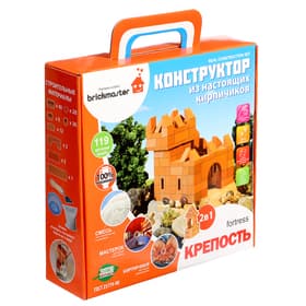 Конструктор керамический для детского творчества «Крепость» Brickmaster, 119 деталей