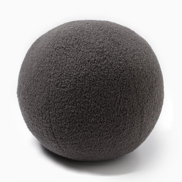 Подушка декоративная «Этель. Шар», d=30 см, тёмно-серая